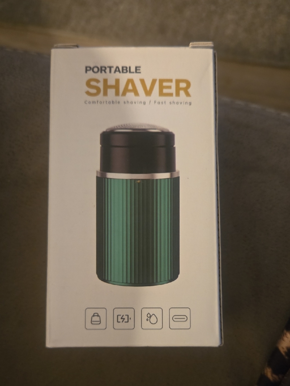 Portable Men’s Electric Shaver - Green